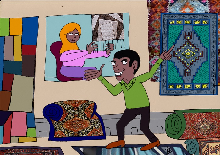 Marokko-Teppichhändler-N